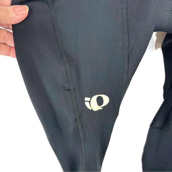Pearl Izumi Medium Black Thermal Fleece Cycling Tights Padded drawstring NWOT - Picture 6 of 11